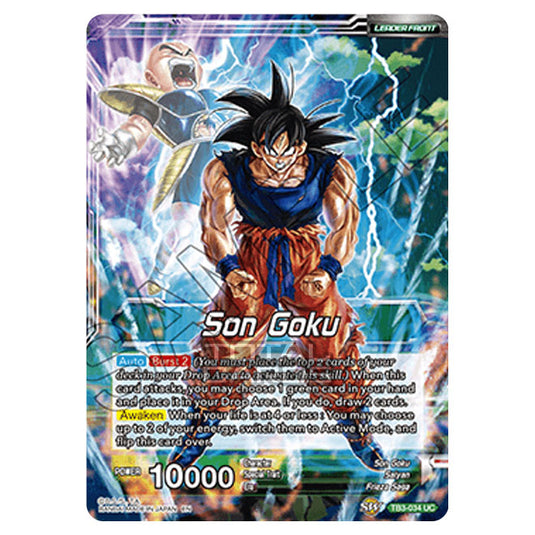 Dragon Ball Super - TB3 - Clash of Fates - Son Goku // Son Goki, The Legendary Super Saiyan - TB3-034