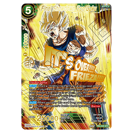 Dragon Ball Super - TB3 - Clash of Fates - Final Showdown Son Goku - TB3-035_BD