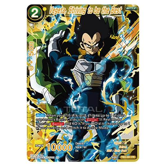 Dragon Ball Super - MB01 - Mythic Booster - Vegeta, Striving to be the Best - TB3-051