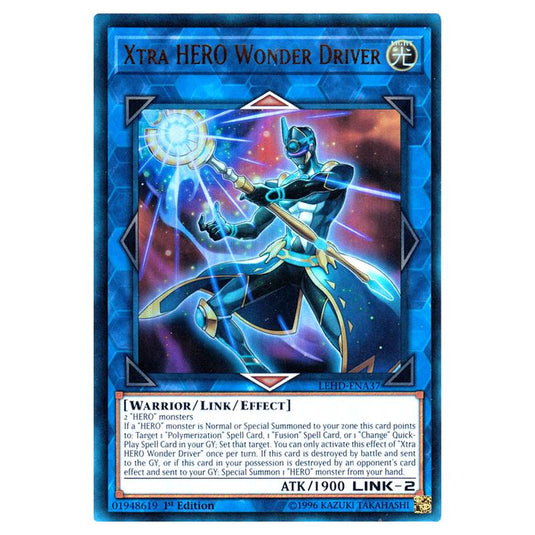 Yu-Gi-Oh! - Legendary Hero Decks - Xtra HERO Wonder Driver (Ultra Rare) LEHD-ENA37