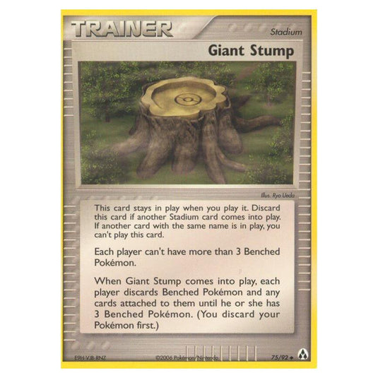Pokemon - EX Legend Maker - Giant Stump - 75/92