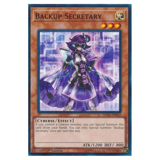Yu-Gi-Oh! - Structure Deck - Cyberse Link - Backup Secretary (Common) SDCL-EN010