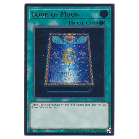 Yu-Gi-Oh! - OTS Tournament Pack 13 - Book of Moon (Ultimate Rare) OP13-EN001