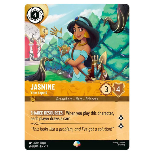 Lorcana - Attack of the Vine - Jasmine - Vine Expert (Epic) - 208/207