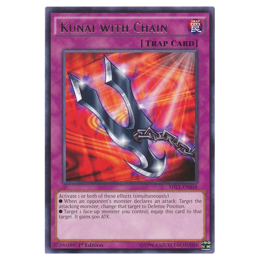 Yu-Gi-Oh! - Millennium Pack - Kunai with Chain (Rare) MIL1-EN048