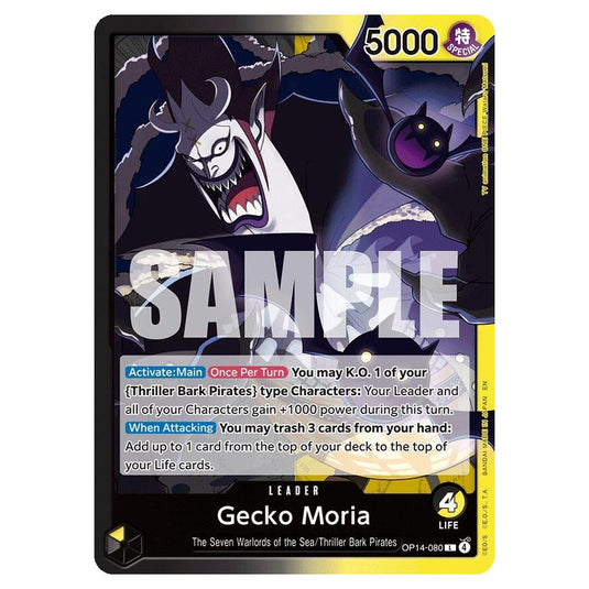One Piece - OP14 - The Azure Sea's Seven - Gecko Moria - OP14-080
