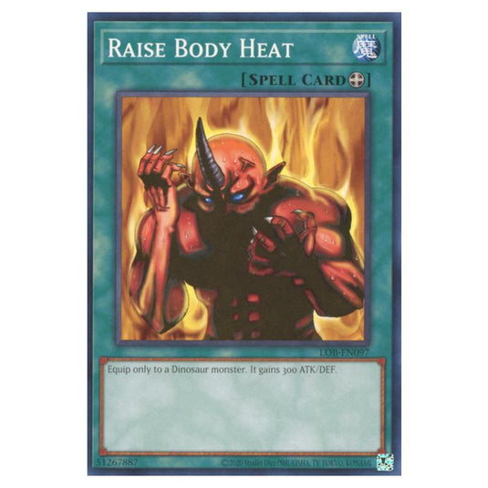 Yu-Gi-Oh! - Legend of Blue Eyes White Dragon (25th Anniversary Edition) - Raise Body Heat (Common) - LOB25-EN097