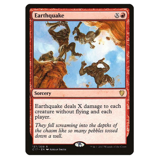Magic The Gathering - Commander 2017 - Earthquake - 137/309