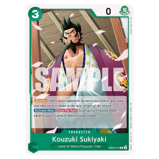 One Piece - OP14 - The Azure Sea's Seven - Kozuki Sukiyaki - EB04-014