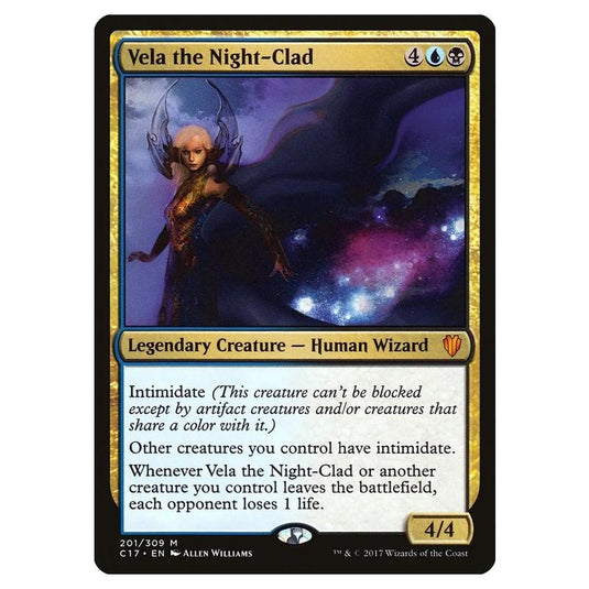 Magic The Gathering - Commander 2017 - Vela the Night-Clad - 201/309