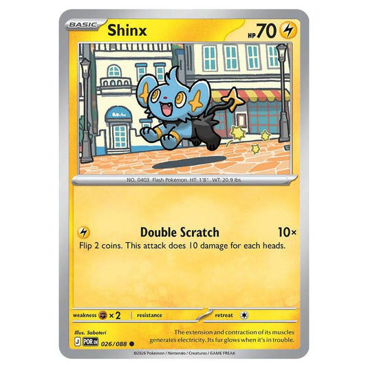 Pokemon - Mega Evolution - Perfect Order - Shinx - 026/088