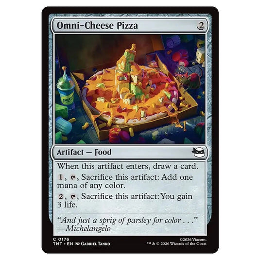 Magic The Gathering - Teenage Mutant Ninja Turtles - Omni-Cheese Pizza - 0176