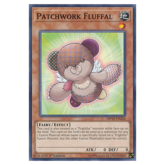 Yu-Gi-Oh! - 2019 Gold Sarcophagus Tin Mega Pack - Patchwork Fluffal (Common) MP19-EN226