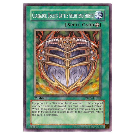 Yu-Gi-Oh! - Phantom Darkness - Gladiator Beast's Battle Archfiend Shield (Common) PTDN-EN060