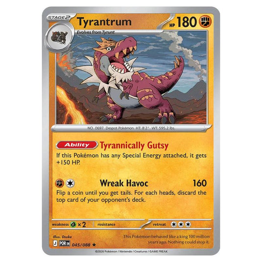 Pokemon - Mega Evolution - Perfect Order - Tyrantrum - 045/088