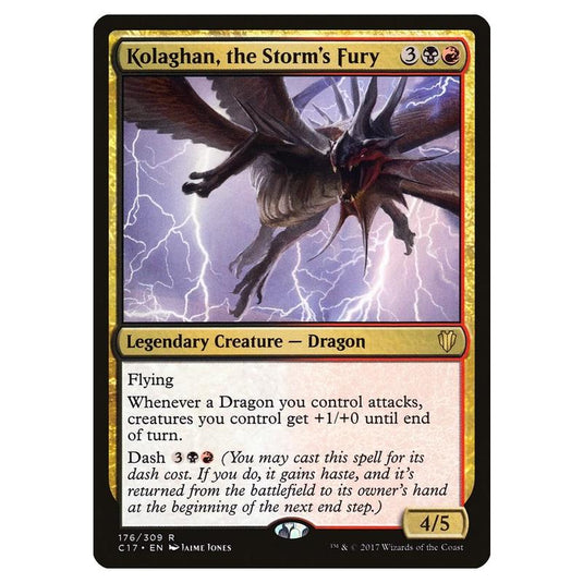 Magic The Gathering - Commander 2017 - Kolaghan, the Storm's Fury - 176/309