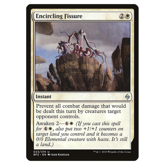 Magic The Gathering - Battle For Zendikar - Encircling Fissure - 23/274