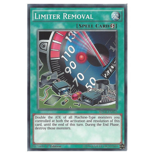 Yu-Gi-Oh! - Geargia Rampage Structure Deck - Limiter Removal (Common) SDGR-EN022