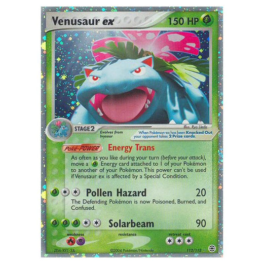 Pokemon - EX Series - FireRed & LeafGreen - Venusaur ex - 112/112