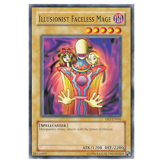 Yu-Gi-Oh! - Dark Beginning 2 - Illusionist Faceless Mage (Common) DB2-EN041
