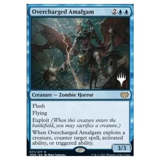 Magic The Gathering - Innistrad: Crimson Vow Promos - Overcharged Amalgam - 071/277