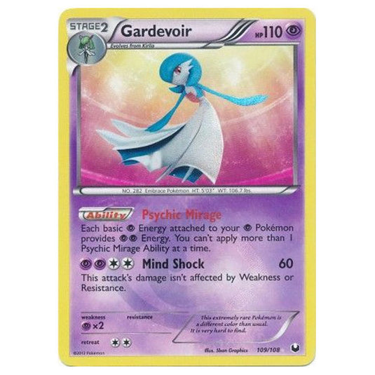 Pokemon - Black & White - Dark Explorers - Gardevoir - 109/108 (Secret Rare)