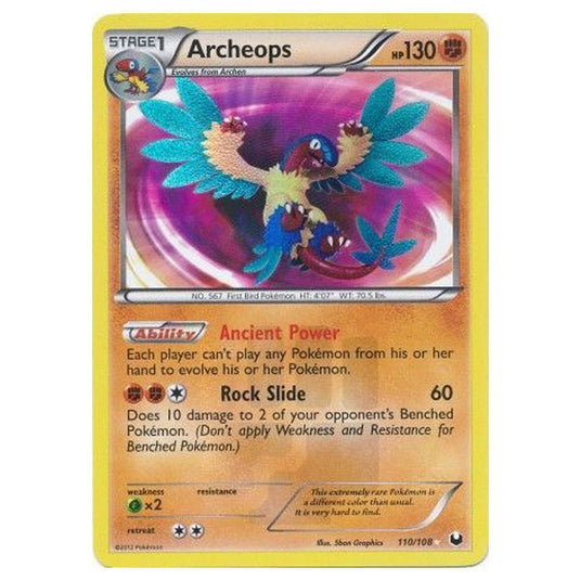 Pokemon - Black & White - Dark Explorers - Archeops - 110/108 (Secret Rare)