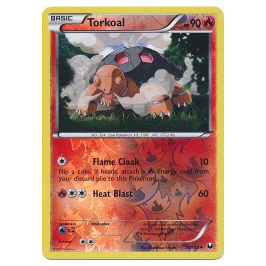 Pokemon - Black & White - Dark Explorers - (Reverse Holo) Torkoal - 18/108