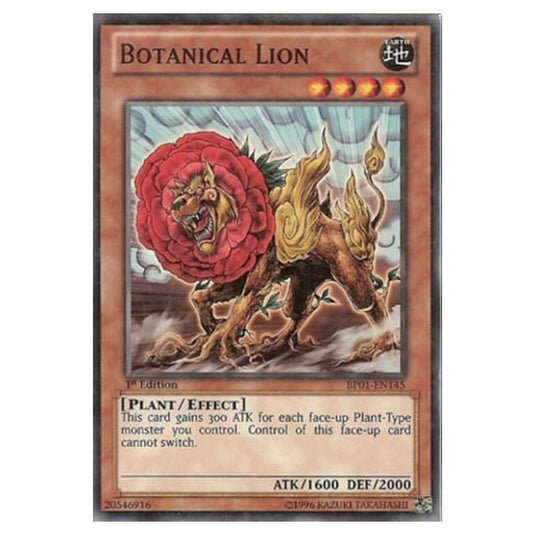 Yu-Gi-Oh! - Battle Pack - Epic Dawn - Botanical Lion (Starfoil Rare) BP01-EN145