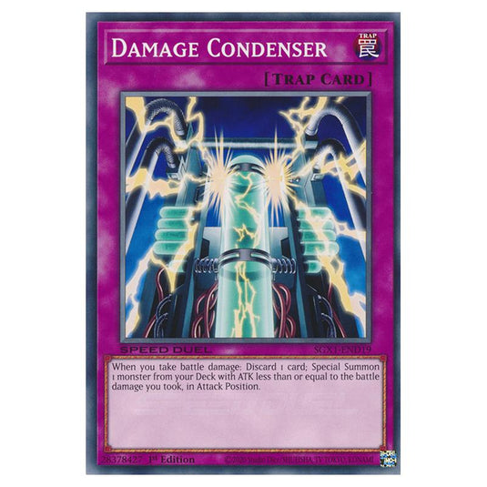 Yu-Gi-Oh! - Speed Duel GX - Duel Academy Box - Damage Condenser (Common) SGX1-END19