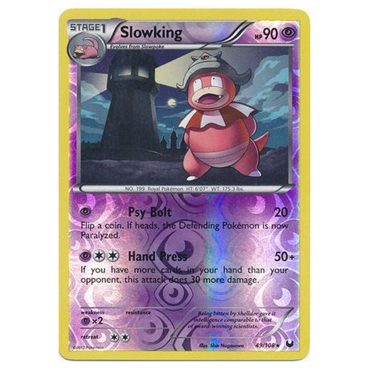 Pokemon - Black & White - Dark Explorers - (Reverse Holo) Slowking - 49/108