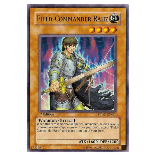 Yu-Gi-Oh! - Phantom Darkness - Field-Commander Rahz (Super Rare) PTDN-EN030