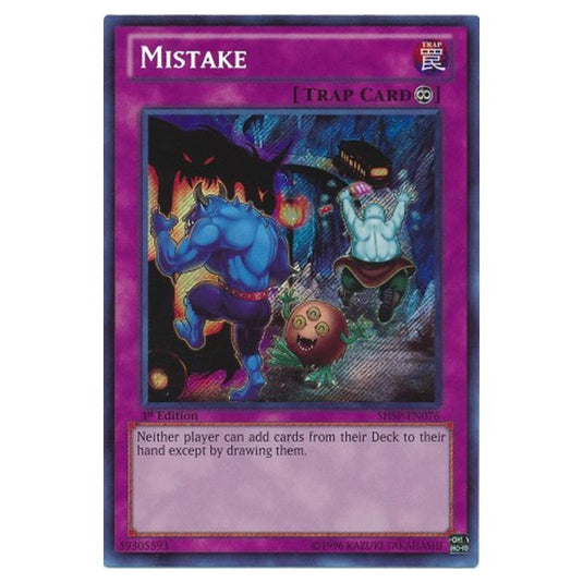 Yu-Gi-Oh! - Shadow Specters - Mistake (Secret Rare) SHSP-EN076