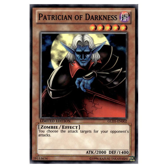 Yu-Gi-Oh! - Gold Series - Haunted Mine - Patrician of Darkness (Common) GLD5-EN002