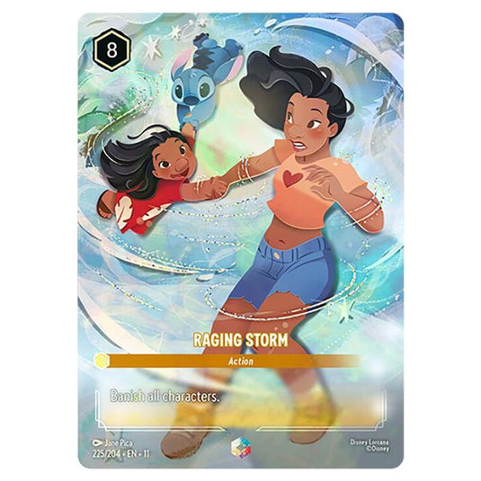 Lorcana - Winterspell - Raging Storm (Enchanted) - 225/204