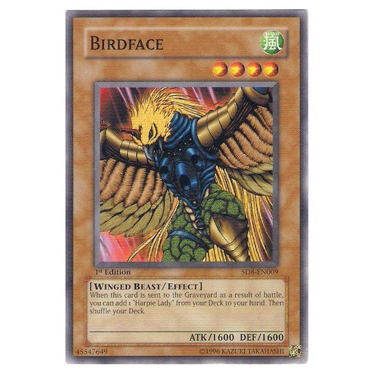 Yu-Gi-Oh! - Structure Deck - Lord of the Storm - Birdface (Common) SD8-EN009