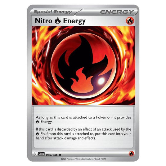 Pokemon - Mega Evolution - Chaos Rising - Nitro [R] Energy - 086/086