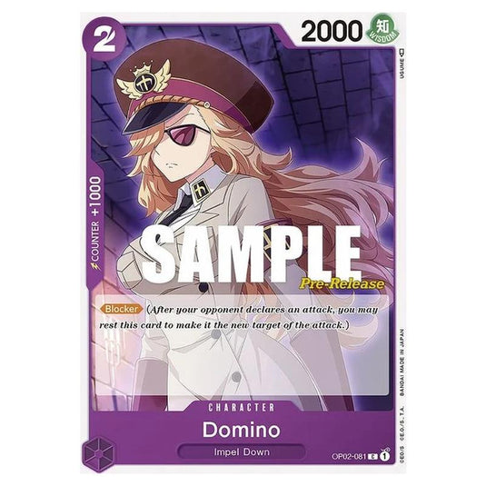 One Piece - OP-02: Paramount War Promos - Domino - OP02-081