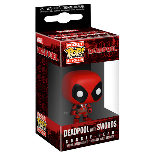 Funko POP! Keychain - Deadpool with Swords