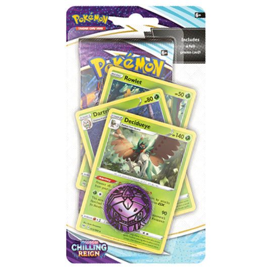 Pokemon - Sword & Shield - Chilling Reign - Premium Checklane Blister - Decidueye