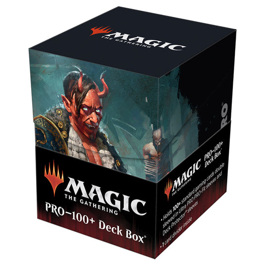 Ultra Pro - Pro 100+ Deck Box - Magic The Gathering - Kaldheim - Tibalt, Cosmic Imposter