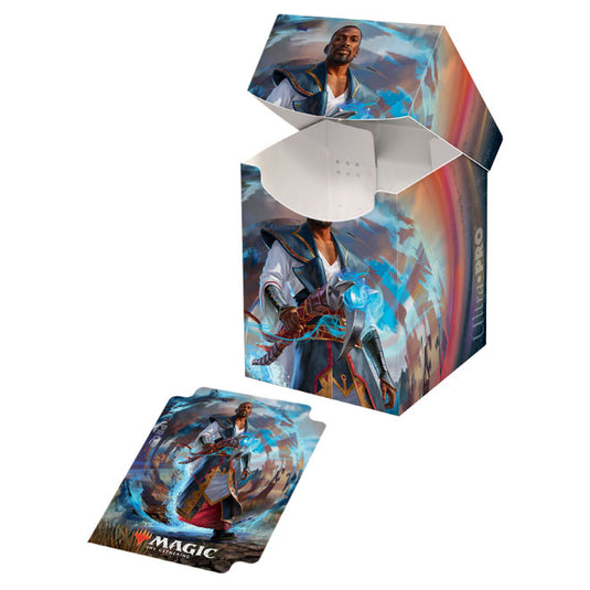 Ultra Pro - Pro-100+ Deck Box - Magic the Gathering Core Set 2021 - Teferi, Master of Time