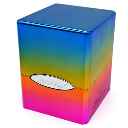 Ultra Pro - Deck Box - Satin Cube - Rainbow