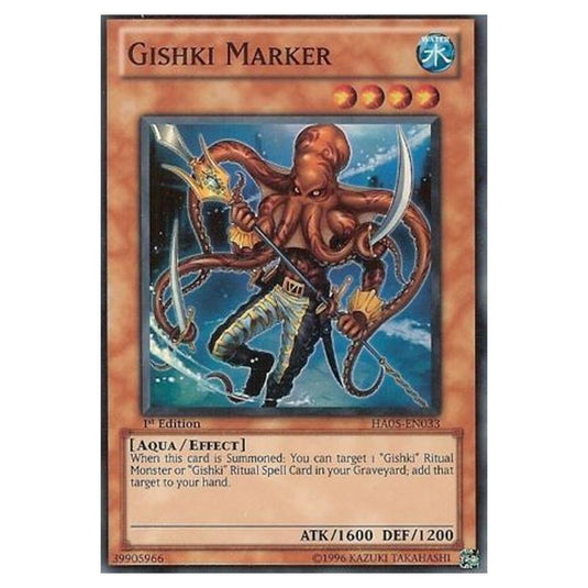 Yu-Gi-Oh! - Hidden Arsenal 5 - Steelswarm Invasion - Gishki Marker (Super Rare) HA05-EN033