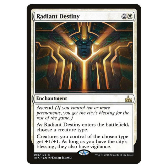 Magic The Gathering - Rivals Of Ixalan - Radiant Destiny - 18/196 (Foil)