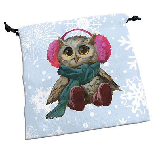 Dice Bag - Festive Owls