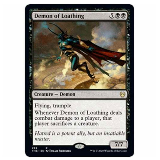 Magic The Gathering - Theros Beyond Death - Demon of Loathing - 292/254