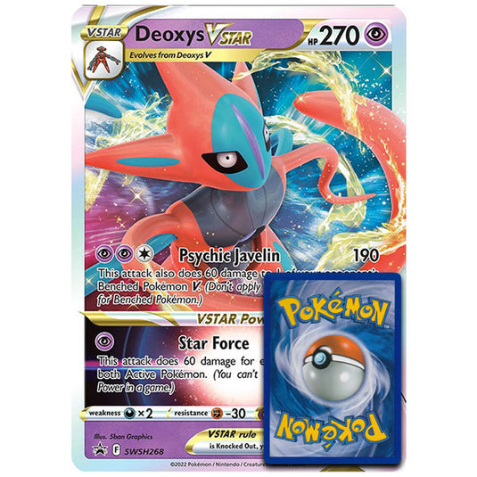 Pokemon - Deoxys VSTAR - Oversized Promo Card (SWSH268)