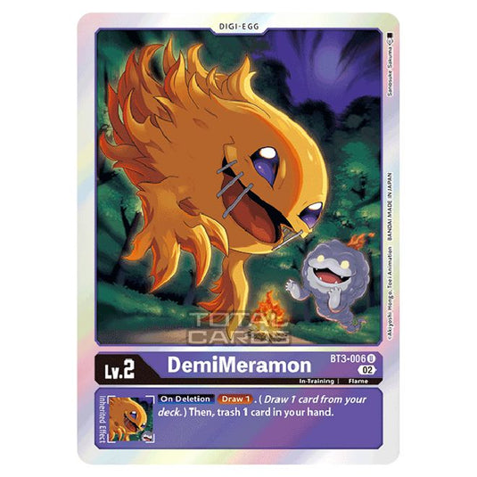 Digimon Card Game - RB-01: Resurgence Booster - DemiMeramon - (Alternative Art) - BT3-006a