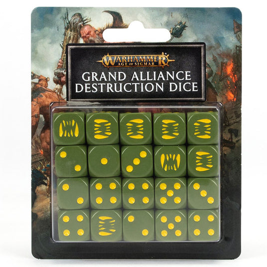 Warhammer Age of Sigmar - Grand Alliance Destruction - Dice Set